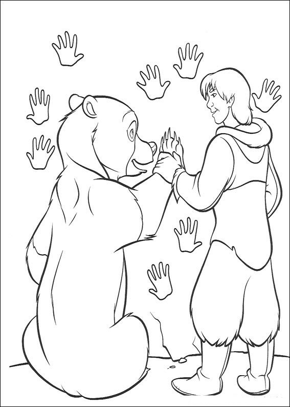 Kids-n-fun.com | Coloring page Brother Bear Brother Bear
